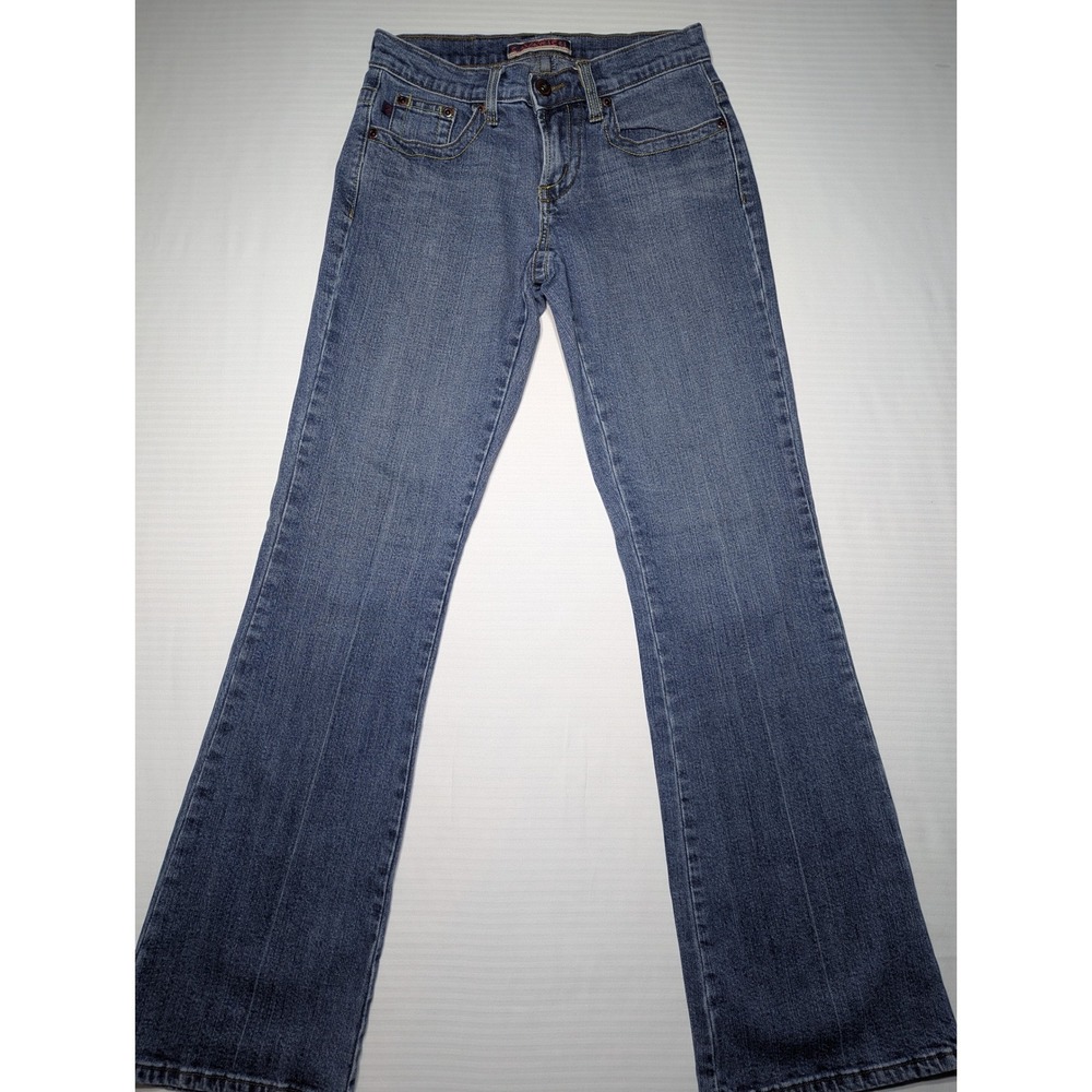 Cavaricci Y2K Flare Jeans Low Rise Bootcut Denim Vintage Wash 2000s